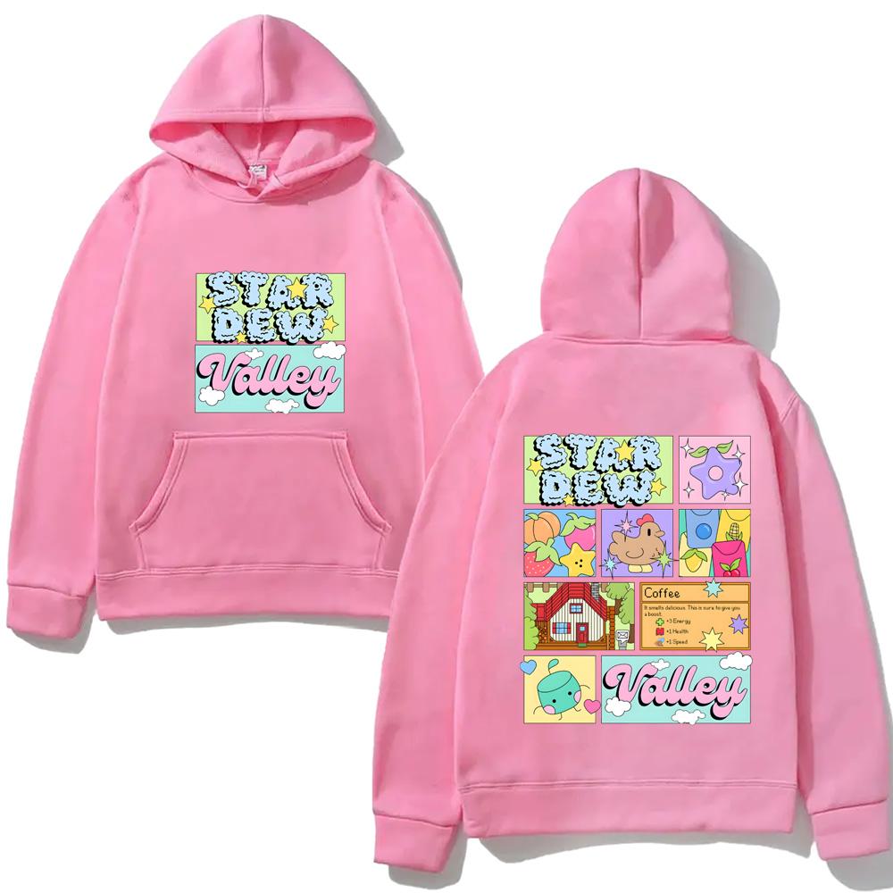 Stardew Valley GAME HOODIE New Style Casual High Quality Harajuku Sweatshirt with Hooded Fleece for Autumn/Winter Comfortable Hoody