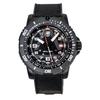 ICE-SAR Arctic Rubber Strap Black Dial Quartz Diver's XL.1081 200M Men's Watch