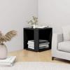 VidaXL Side Table Black 33x33x34.5 Cm Chipboard