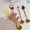 Christmas Cartoon Snowman Spoon & Fork Set - Cute Dessert Cutlery Gift