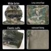 Camouflage Regenmantel- & Hosen-Set für Outdoor-Wandern und Hochwasserschutz