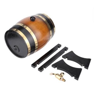 3L Große Kapazität Retro Farbe Eiche Holz Rotwein Barrel Eimer Fass Lagerung Container für Hause