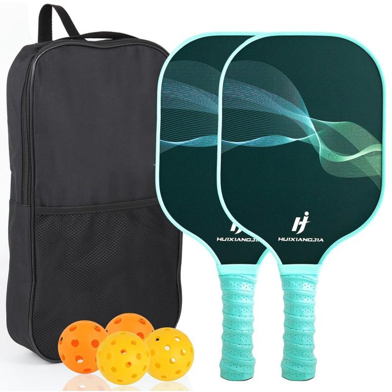 Glass Fiber Pickleball Paddle With Honeycomb Core Lightweight Outdoor Racquet Beginners Recreational Players