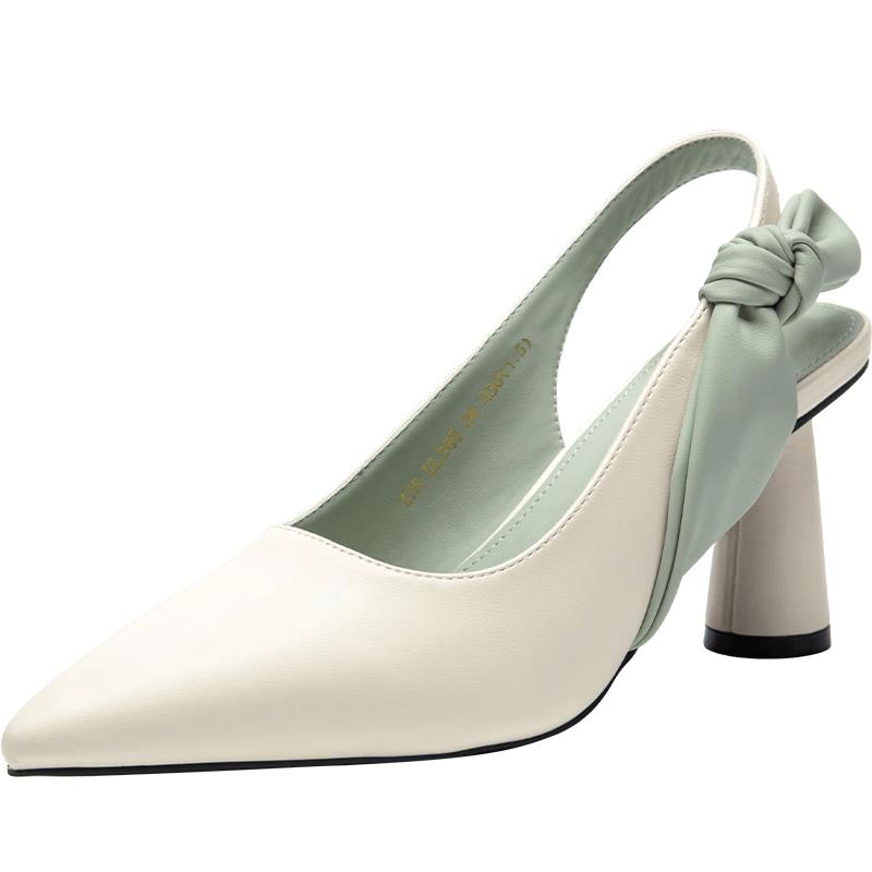 ZHR Women s Elegant Pointed Toe French Style High Heel Pumps BL395 36