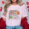 Battery Life of Teacher Print T Shirt Women Summer Fashion Tshirt Casual Female Tees for Lady Short Sleeve Tops Harajuku Fashion