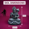 Resin Hanuman Ji Idol for Car Dashboard, Home & Office Desk - Bajrang Bali Murti for Protection from Negative Energy, Good Luck