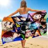 1Pc Heroic Adventures Unite Beach Towel Quick Dry Multiuse For Beach Pool Gym Yoga Home Travel Christmas Halloween Xmas Gift L1559
