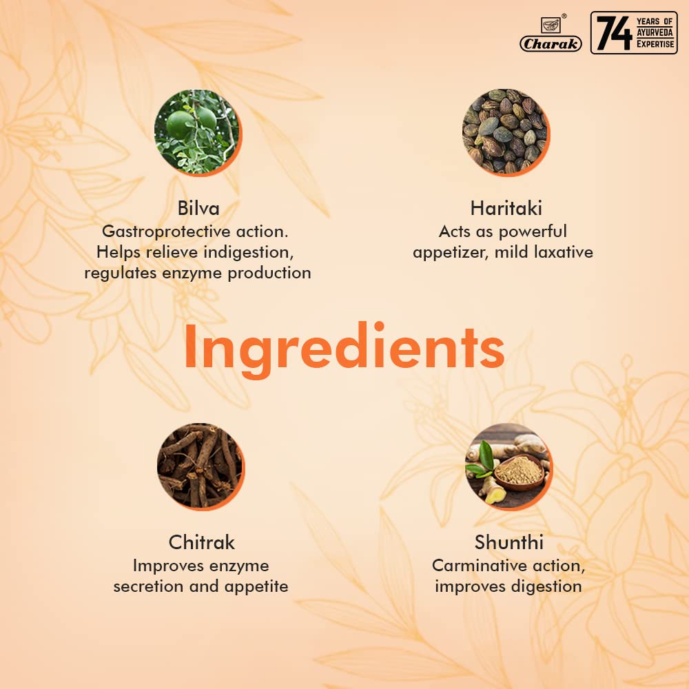 Charak Pharma Ojus Tablet To Improve Digestion 30 Tablets