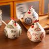 Household Ceramic Jar With Lids Sturdy Food-Safe Ceramic Material Easter Present For Friends Family