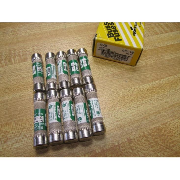 Bussmann #BP/SC-30 30A SC cart fuse (pack of 10)