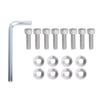Socket Head Screw Set M6 X 20MM Stainless Steel Enhanced Performance 514054626 Replacement for Ski Doo 600 800 Twin