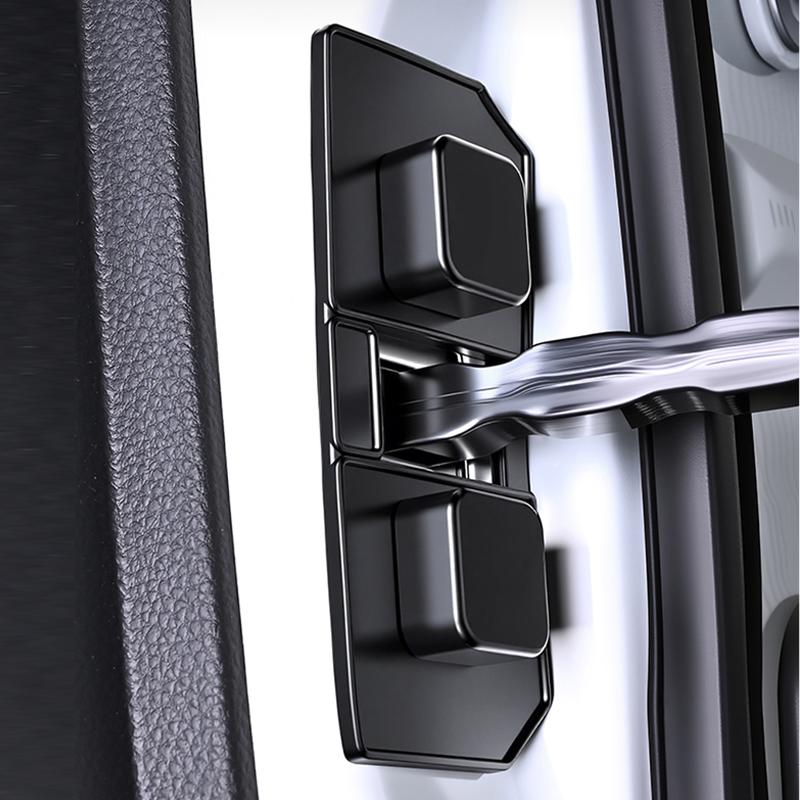 SEAMETAL Silicone Car Door Limiter Pad Lock Buffer Shock Absorber Car Silicone Door Latch Protective Covers Shock-Proof Thickened Anti-collision