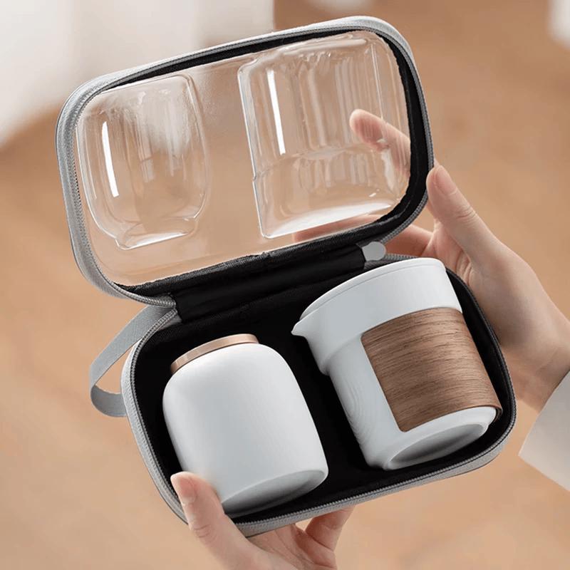 Mr. Nanshan Portable Ceramic Travel Tea Set