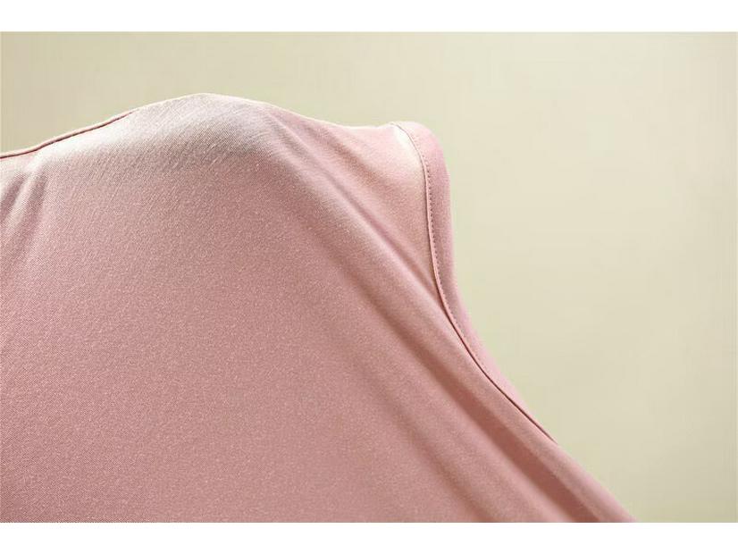 Großformat Modal Damen Hochgeschlossenes Ärmelloses Locker Geschnittenes Schlankmachendes Shirt - Frühling/Sommer