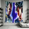 Dragon Ball Super Saiyans Batalla Épica Tapiz Montado en Pared Tela de Fondo Decoración Suave para Alojamiento de Huéspedes Tapiz Tela de Fondo Decoración del Hogar