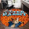 1pc Peter Rabbit1 Design Printed Area Round Carpet for Bedroom Living Room Home Decor Rugs Mat Non Slip Mat Rug for Bedside