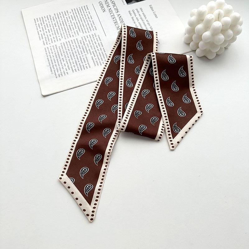 

Женская твиловая декоративная лента маленький шарф для обвязки ручки сумки лента повязка для волос маленький шарф повязка на голову узкие шарфы для сумки 6x85cm