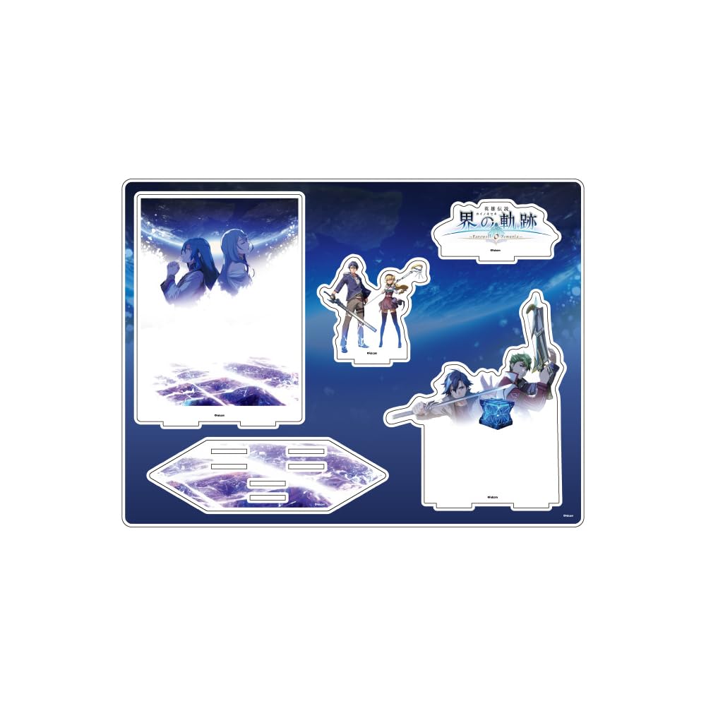 The Legend of Trails of the World 03 Main Visual Acrylic Diorama Heroes [Official Illustration]