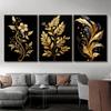 1pcs Canvas Painting Dark Golden Flower Wheat Canvas Painting Decorative Paintings Wall Decor Art Mural Wall Decoration for Home No Frame