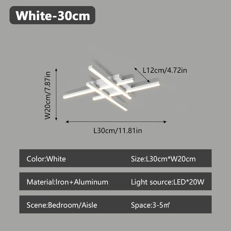 Nordic Ceiling Light LED Modern Ceiling Lamp Long 30/40/50CM Lamp For Living Room Bedroom Dining Home Decor Led Lighting Fixture