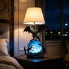 Dragon Wings LED Light Ornament USB Powered Light, Gothic Style Decorative Ornament, Lantern Decor Bedside Desk Lamp for Holiday Atmosphere,