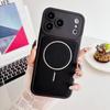 Lychee Pattern Magnetic Case for Apple 17 Pro Max: Slim Ring Design with Anti-Slip Edge, Compatible with Models 16/15