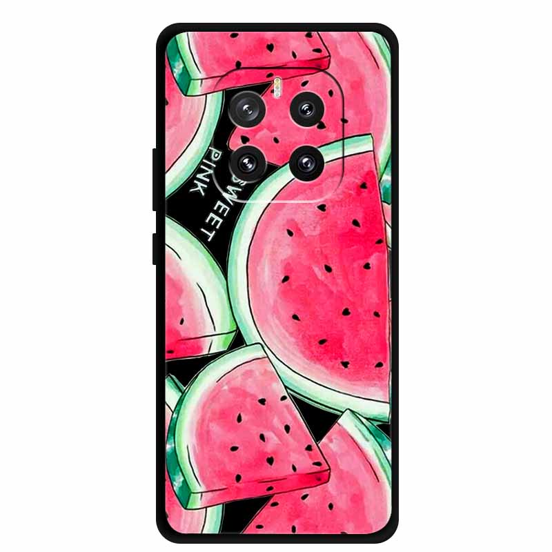 For Honor GT Pro 5G Phone Case Lovely Cartoon Cat Black Silicone Soft Back Cover For Honor GT Pro Case G T Pro Coque 6.78" Shell
