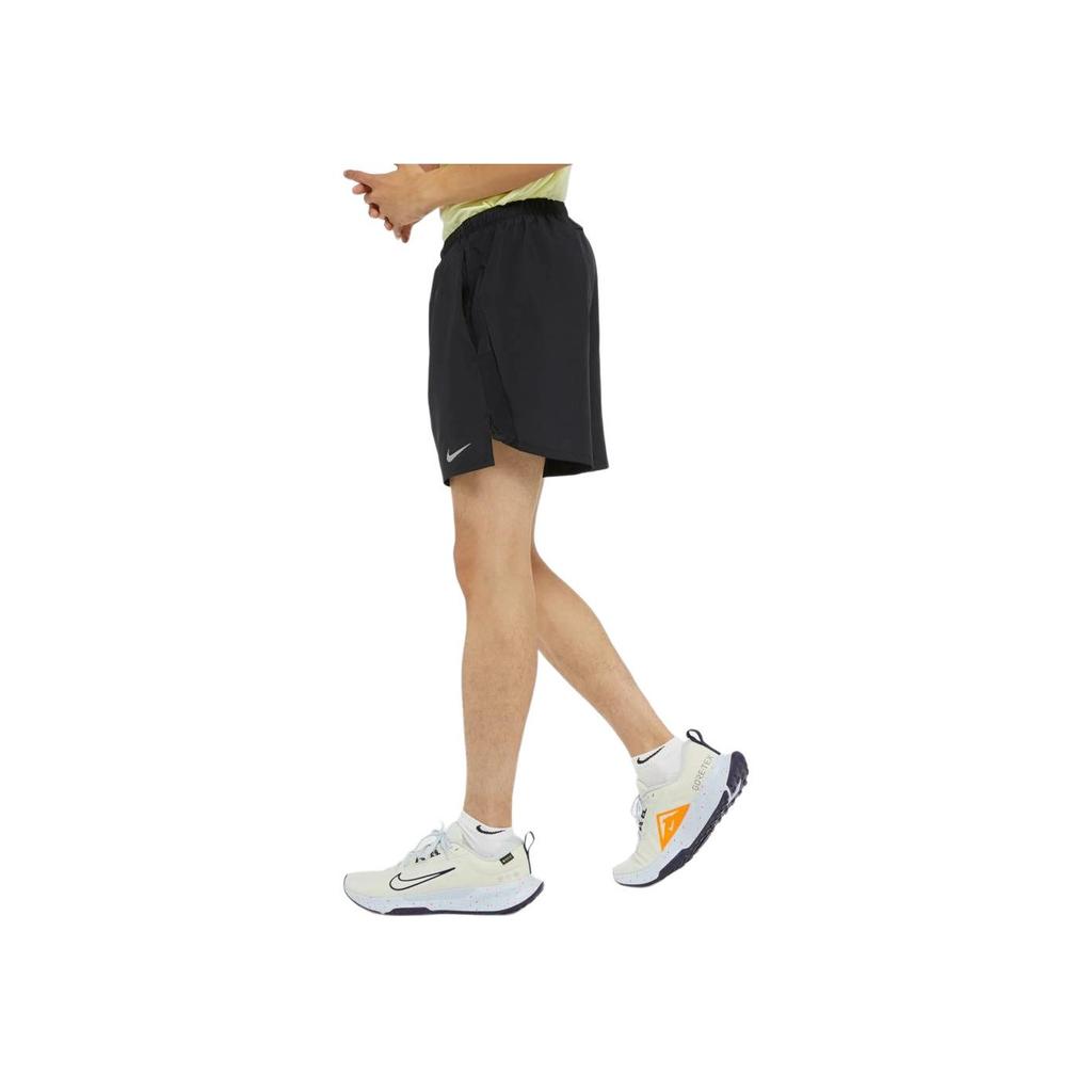 Nike Solid Mid-Waist Casual Shorts Men Bottoms Black CZ9063-010