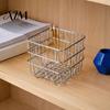 Makeup Brush Storage Cup Pen Holder/Storage Basket, Hollow Grid Iron Tube, Dressing Table Cosmetic Holder Durable Pencil Organizer for Stationery And