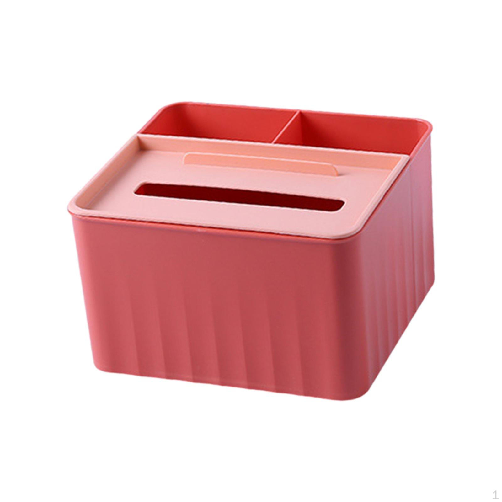 

Креативный держатель для салфеток, настольная коробка для хранения, многофункциональный органайзер, чехол для 18cmx17cmx10.8cm розовый