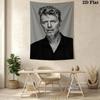 David Bowie Wall Tapestry Art Tapestry Background Cloth Fashion Print Background Cloth Wall Decoration Atmospheric Background Cloth