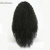 MISSQUEEN Long Curly Hair Hair Wig African American Hairstyle Synthetic Hair Wigs For Woman Black Natural