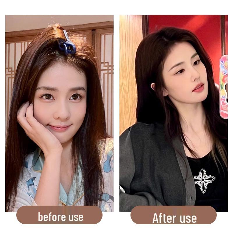 Top Head Curling Iron: Korean Fluffy Style Hair Roll & Bang Shaping Tool