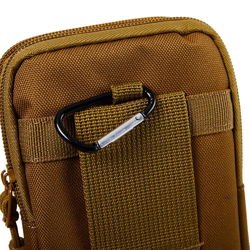 Çift Katmanlı EDC Molle Çanta Dış Mekan Askeri Bel Çantası Erkek Telefon Kılıfı Çanta