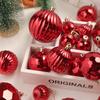 24/30Pcs 6CM Christma Balls Decoration Hanging Christmas Tree Ornaments Ball Pendant Home Room Decor 2025 New Year Navidad Decor