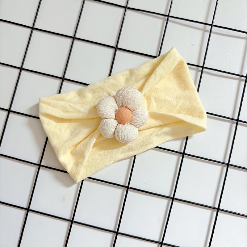 Cute Floral Baby Hair Band - Summer Protection Elastic Headband for Boys & Girls