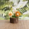 Hand-woven Crochet Flowers Potted Artificial Flower Table Decor Wedding Gift Photography Props Kintted Plant