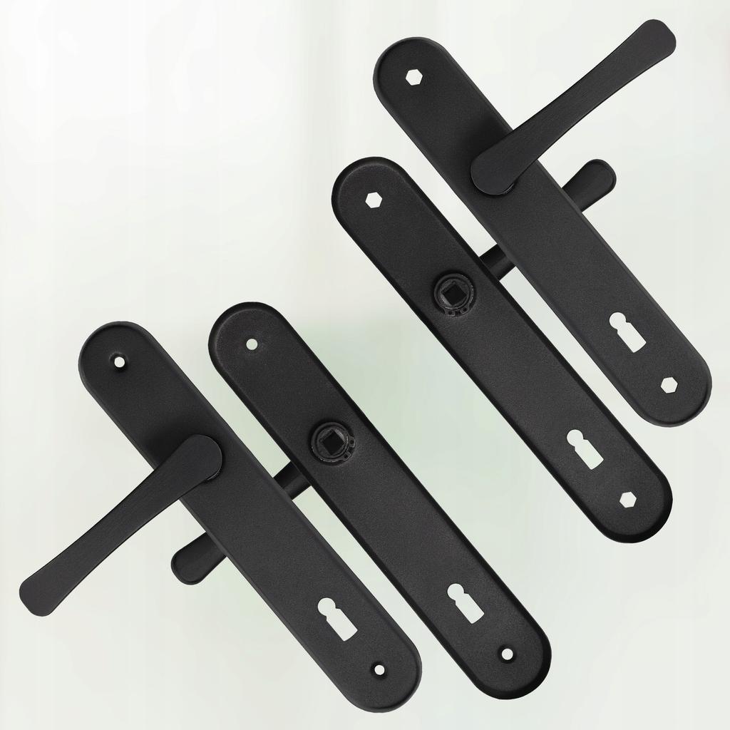 Door Handle, Length: 90 Cm, Aluminum, BLACK KEY