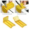 Car Tint Measure Application Squeegee Scraper Rotatable Head Nonslip Handle for Enhanced Film Fitting Accurate Placement