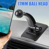 Universal Car Phone Holder 17mm Ball Head Base 180 Degree Rotation Dashboard Mount Bracket for IPhone14 13 Xiaomi Samsung Tools