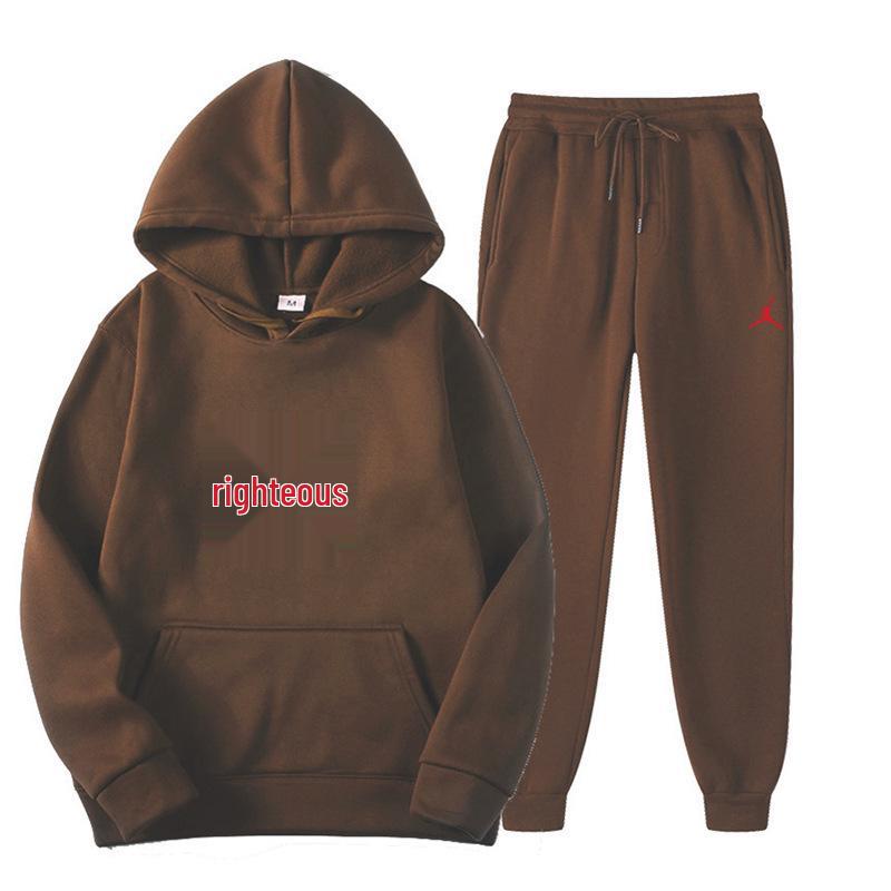 2025 A/W Unisex Hoodie Sweater Set met Kangoeroezak & Joggingbroek