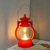Creativity Candle Holders Lantern for Table Retro Flameless Kerosene Lamp Desktop Candlestick Chandelier Christmas Home Decor