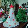 Non-woven Rain Silk Gift Cloth Home Christmas Hat Christmas Tree Hat Xmas Ornaments Christmas Decor