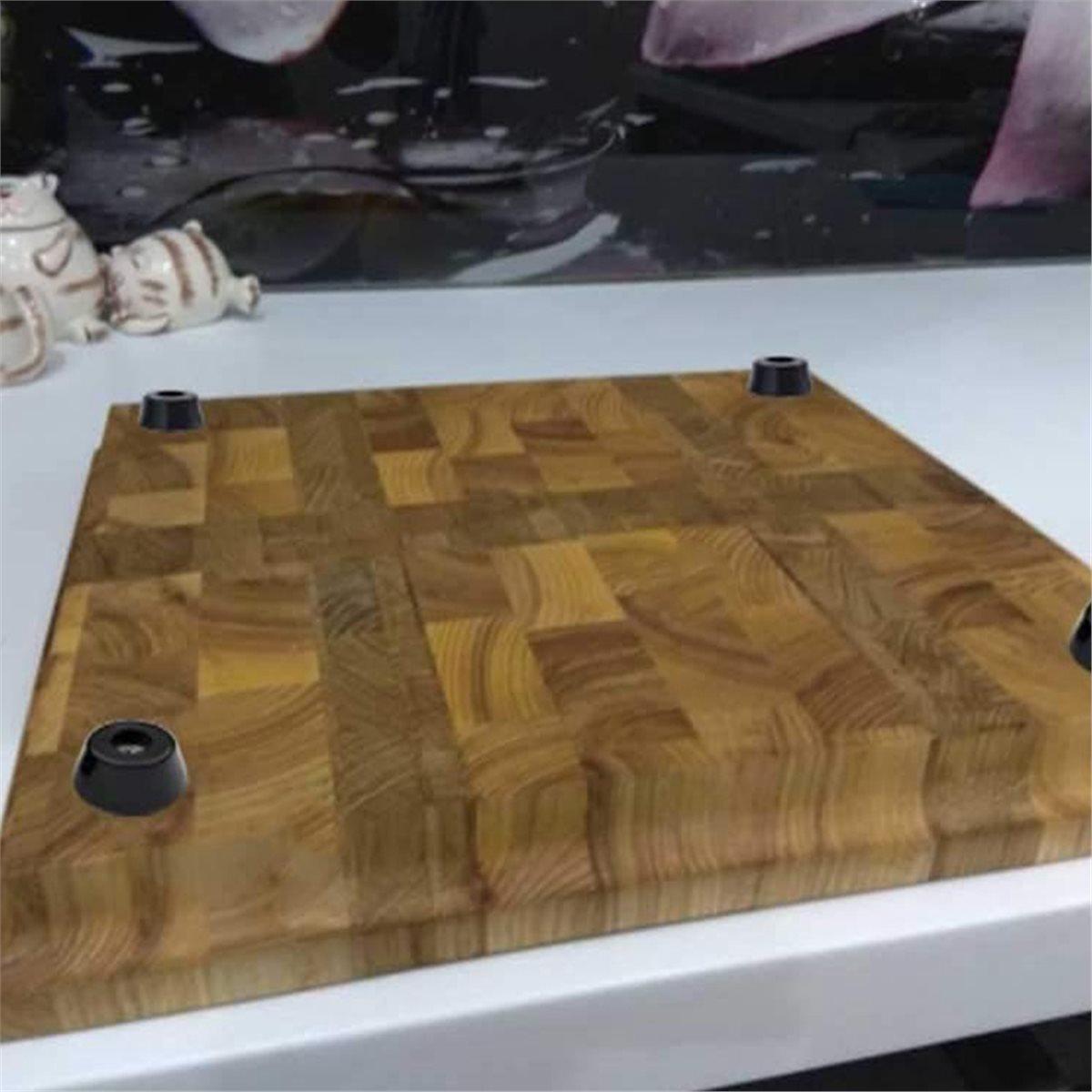 

120 Pieces Soft Cutting Board Rubber Feet with Screws, 0.31 X 0.59 (HD), Not Slip, Non Marking, Anti-Skid, Fine Grips China Mainland