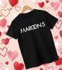 Maglietta Maroon 5 Nera Top Tee Merch Tour Concerti 2026 Festival UK