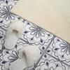 Winylowe Kafelki Ścienne Samoprzylepne Do Wnętrz Kwiatowy Wzór Ceramiczny 10X40X20 Cm