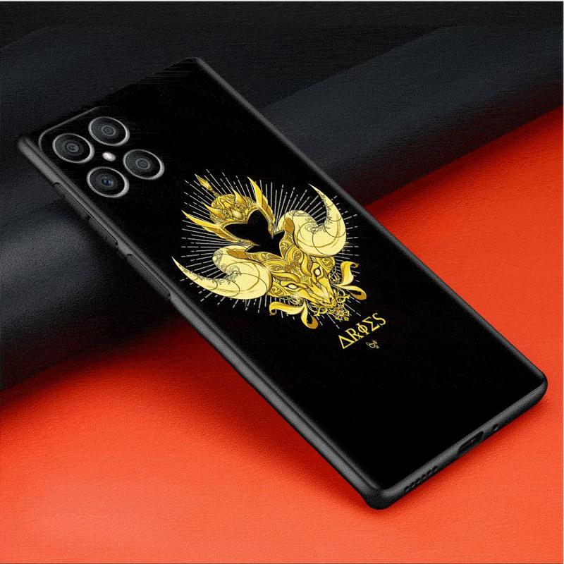 Anime Saint Seiya Logo Case For Honor X8 X8a 90 X9a 8X 70 50 20 Magic5 Pro 9X P60 P50 Black Soft Phone Funda