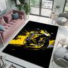 Motorcycle Racing Art Pattern Carpet for Living Room Bedroom Sofa Creative Doormat Home Decor Area Rug Non-slip Mat