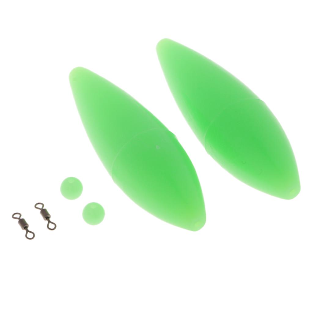 Cheap 2pcs Bombarda Floats Carp Coarse Trout Bass Sea Lure Fishing