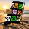 Gamer Print Beach Towel Design, Soft, Lightweight. for Home Bathroom, Spa, Pool, Yoga, Surfing, Camping, Gift for Family, Friend
